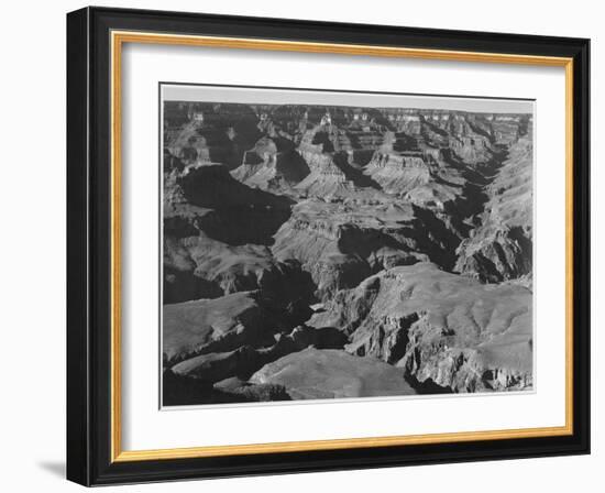 Canyon And Ravine "Grand Canyon National Park" Arizona 1933-1942-Ansel Adams-Framed Art Print