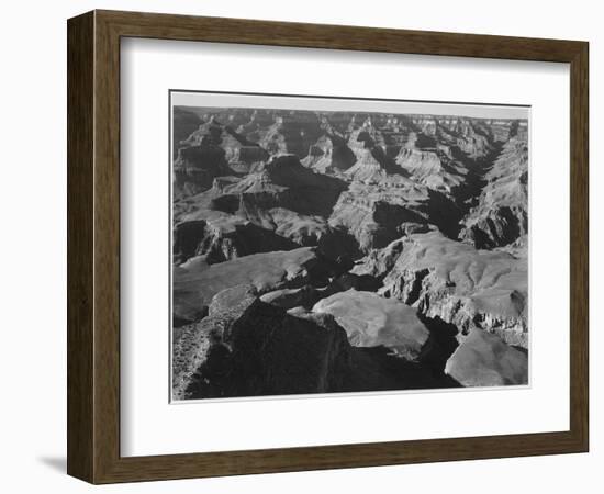 Canyon And Ravine "Grand Canyon National Park" Arizona 1933-1942-Ansel Adams-Framed Art Print