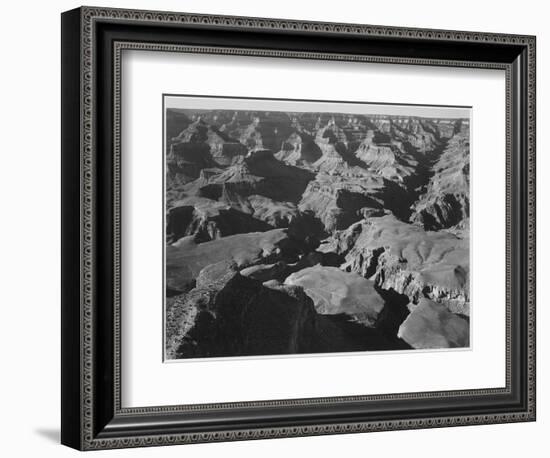 Canyon And Ravine "Grand Canyon National Park" Arizona 1933-1942-Ansel Adams-Framed Art Print