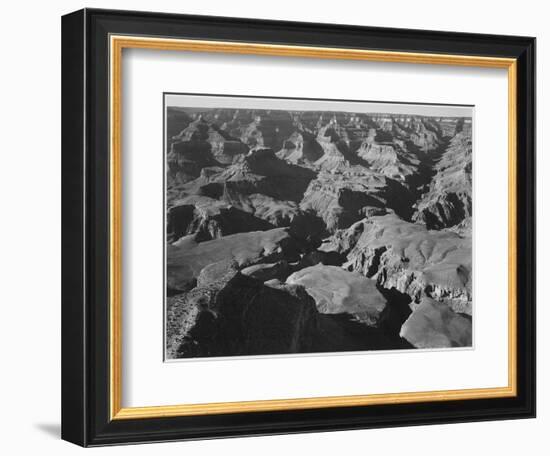 Canyon And Ravine "Grand Canyon National Park" Arizona 1933-1942-Ansel Adams-Framed Art Print