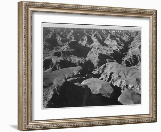 Canyon And Ravine "Grand Canyon National Park" Arizona 1933-1942-Ansel Adams-Framed Art Print