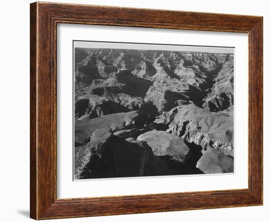 Canyon And Ravine "Grand Canyon National Park" Arizona 1933-1942-Ansel Adams-Framed Art Print