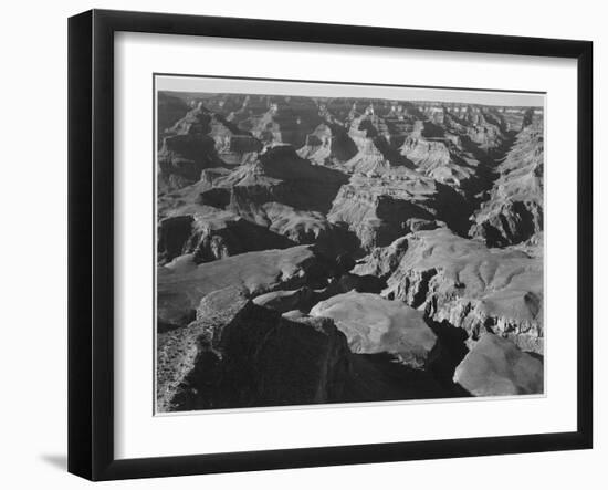 Canyon And Ravine "Grand Canyon National Park" Arizona 1933-1942-Ansel Adams-Framed Art Print