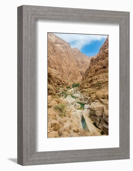 Canyon at Wadi Shaab, Oman-Jan Miracky-Framed Photographic Print