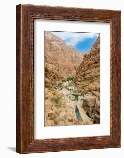 Canyon at Wadi Shaab, Oman-Jan Miracky-Framed Photographic Print