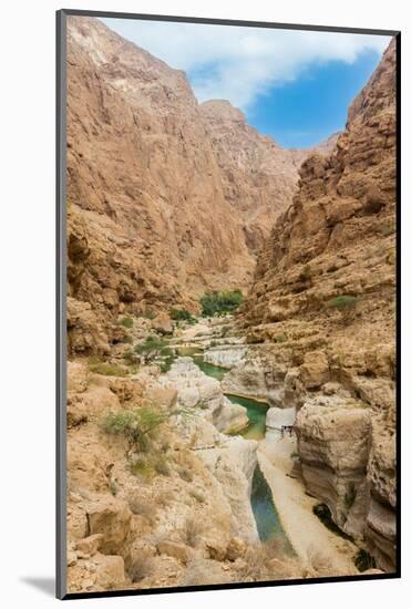 Canyon at Wadi Shaab, Oman-Jan Miracky-Mounted Photographic Print