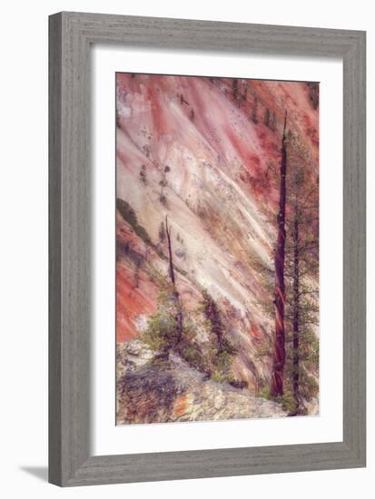 Canyon Detail, Yellowstone-Vincent James-Framed Photographic Print