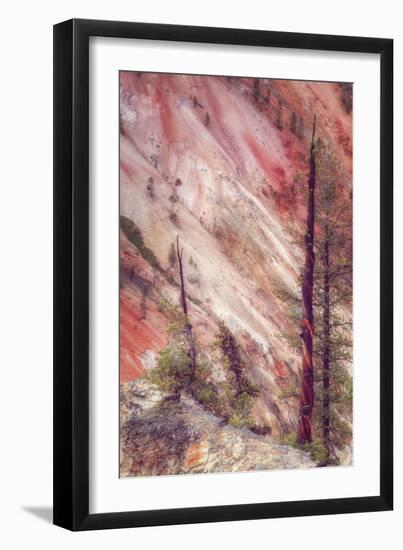 Canyon Detail, Yellowstone-Vincent James-Framed Photographic Print