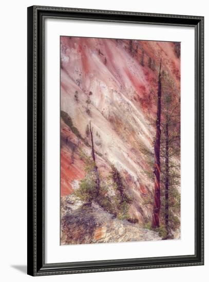 Canyon Detail, Yellowstone-Vincent James-Framed Photographic Print