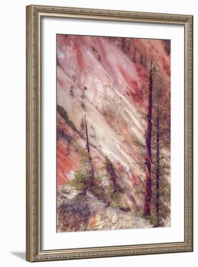 Canyon Detail, Yellowstone-Vincent James-Framed Photographic Print