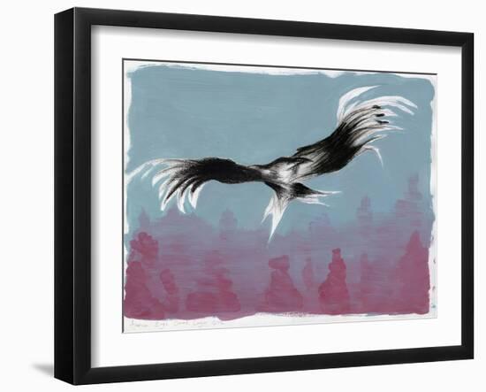 Canyon Eagle, 2014-Nancy Moniz-Framed Giclee Print