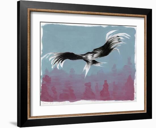 Canyon Eagle, 2014-Nancy Moniz-Framed Giclee Print