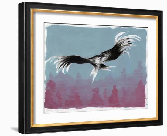 Canyon Eagle, 2014-Nancy Moniz-Framed Giclee Print