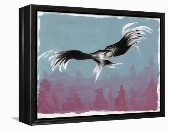 Canyon Eagle, 2014-Nancy Moniz-Framed Premier Image Canvas