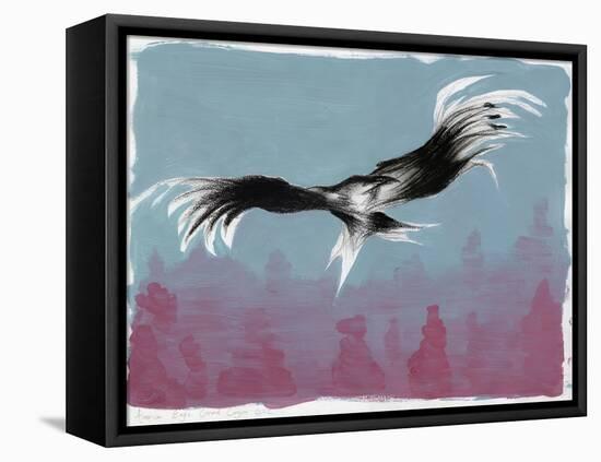 Canyon Eagle, 2014-Nancy Moniz-Framed Premier Image Canvas
