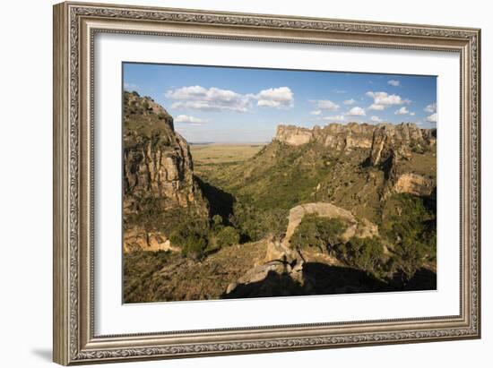 Canyon in Isalo National Park at Sunset, Ihorombe Region, Southwest Madagascar, Africa-Matthew Williams-Ellis-Framed Photographic Print