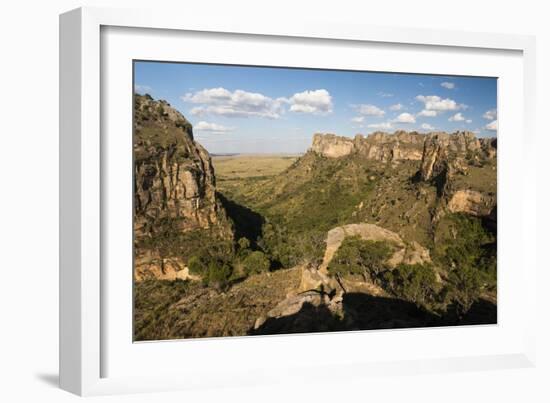 Canyon in Isalo National Park at Sunset, Ihorombe Region, Southwest Madagascar, Africa-Matthew Williams-Ellis-Framed Photographic Print