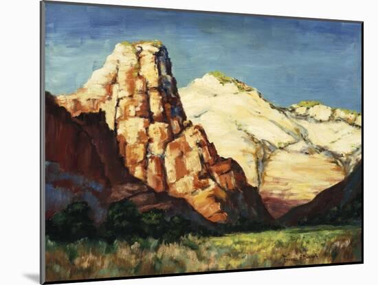 Canyon Landscape-Franz Arthur Bischoff-Mounted Giclee Print