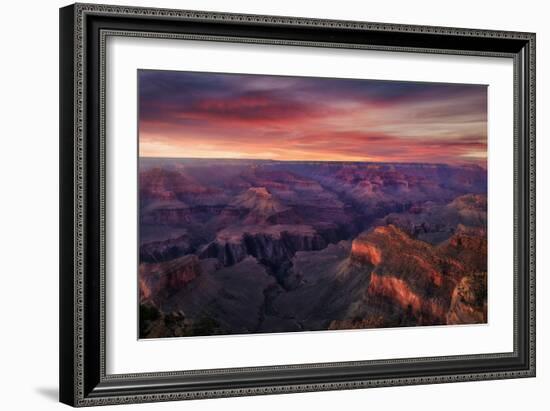 Canyon on Fire-Carlos F. Turienzo-Framed Photographic Print