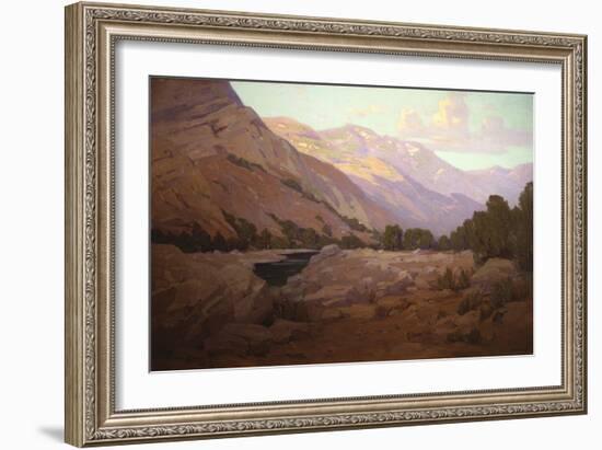 Canyon Solitude-Elmer Wachtel-Framed Art Print