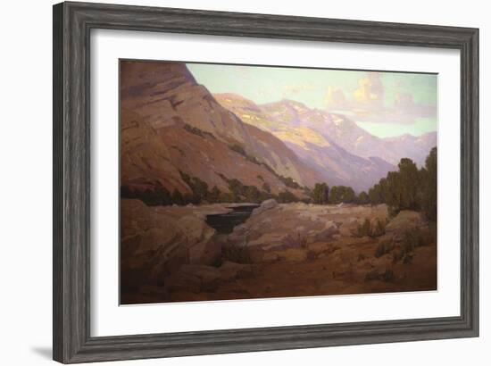 Canyon Solitude-Elmer Wachtel-Framed Art Print