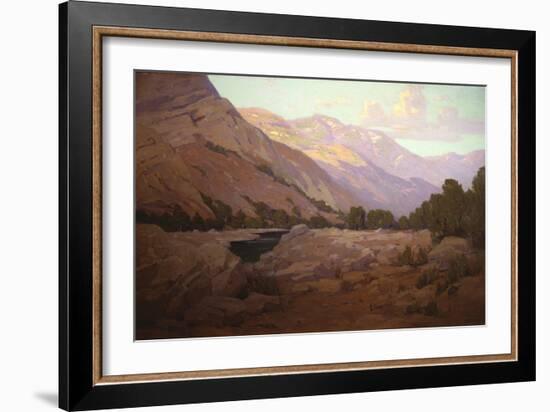 Canyon Solitude-Elmer Wachtel-Framed Art Print