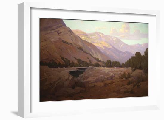 Canyon Solitude-Elmer Wachtel-Framed Art Print