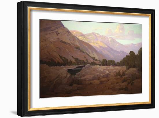 Canyon Solitude-Elmer Wachtel-Framed Art Print