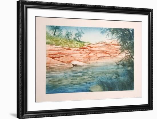 Canyon Stream-Harvey Kidder-Framed Limited Edition