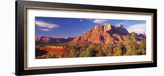 Canyon Surrounded with Forest, Escalante Canyon, Zion National Park, Washington County, Utah, USA-null-Framed Photographic Print