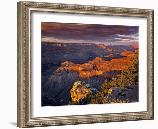 Canyon View X-David Drost-Framed Photographic Print