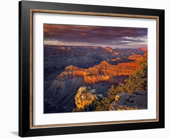 Canyon View X-David Drost-Framed Photographic Print