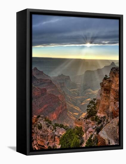 Canyon View XI-David Drost-Framed Premier Image Canvas