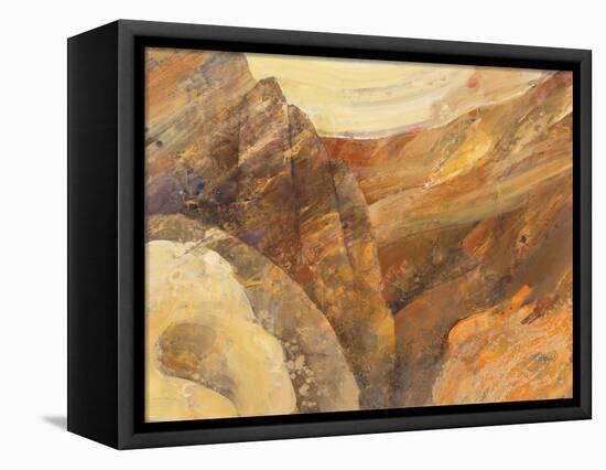 Canyon VII-Albena Hristova-Framed Stretched Canvas