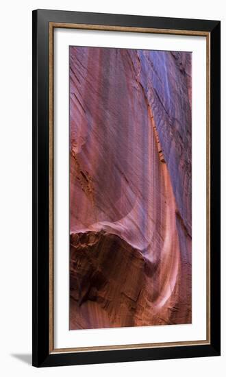 Canyon Wall Design, Long Canyon, Grand Staircase-Escalante National Monument, Utah, Usa-null-Framed Photographic Print
