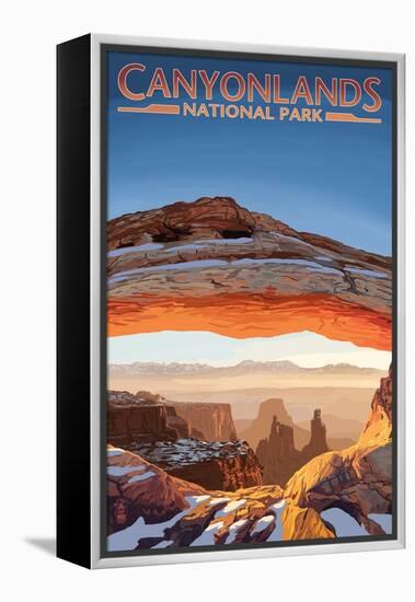 Canyonlands National Park, Utah - Arch-Lantern Press-Framed Stretched Canvas