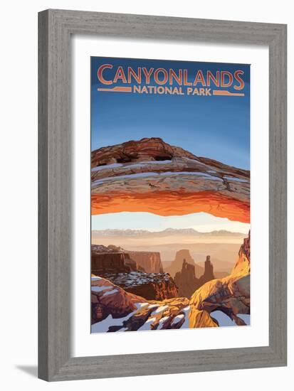 Canyonlands National Park, Utah - Arch-Lantern Press-Framed Art Print
