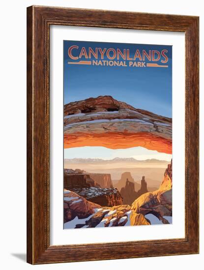 Canyonlands National Park, Utah - Arch-Lantern Press-Framed Art Print