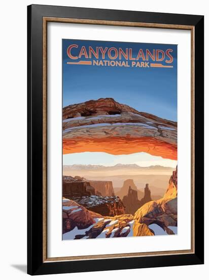 Canyonlands National Park, Utah - Arch-Lantern Press-Framed Art Print