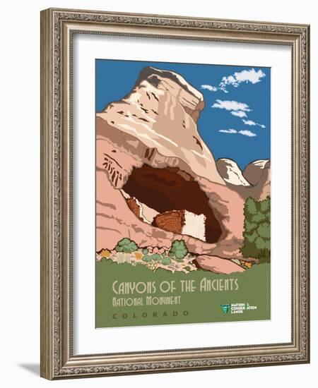 Canyons Of The Ancients National Monument In Colorado-Bureau of Land Management-Framed Art Print