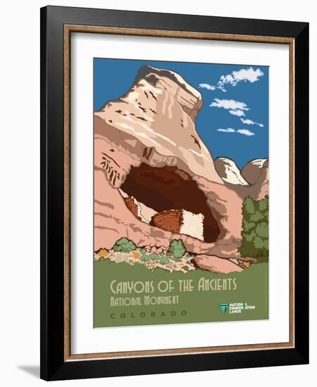 Canyons Of The Ancients National Monument In Colorado-Bureau of Land Management-Framed Art Print