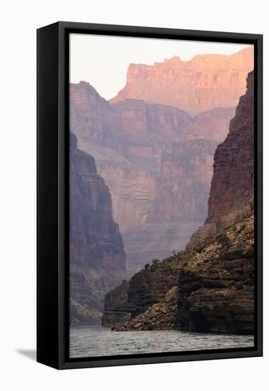 Canyonscape at Sunset, Grand Canyon National Park, Arizona, USA-Matt Freedman-Framed Premier Image Canvas