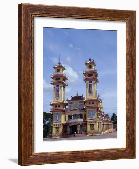 Cao Dai Temple, Synthesis of Three Religions, Confucianism, Vietnam, Indochina-Alison Wright-Framed Photographic Print