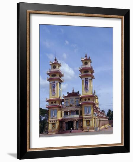 Cao Dai Temple, Synthesis of Three Religions, Confucianism, Vietnam, Indochina-Alison Wright-Framed Photographic Print