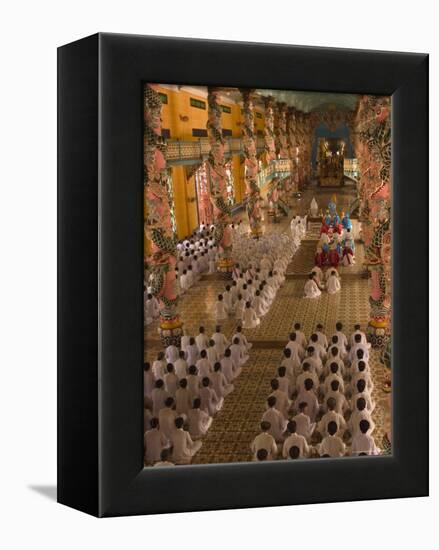 Cao Dai Temple, Tay Ninh, North of Ho Chi Minh City (Saigon), South Vietnam, Southeast Asia-Christian Kober-Framed Premier Image Canvas