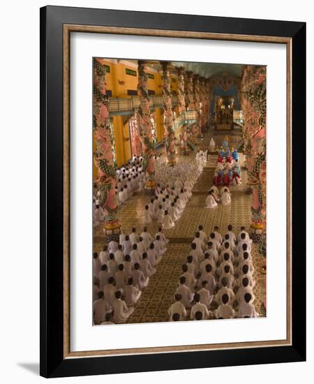 Cao Dai Temple, Tay Ninh, North of Ho Chi Minh City (Saigon), South Vietnam, Southeast Asia-Christian Kober-Framed Photographic Print