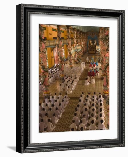 Cao Dai Temple, Tay Ninh, North of Ho Chi Minh City (Saigon), South Vietnam, Southeast Asia-Christian Kober-Framed Photographic Print