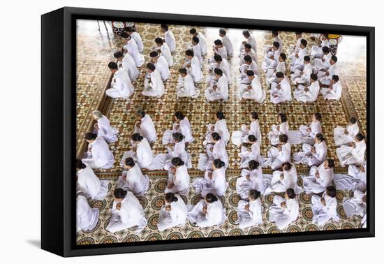 Cao Dai Temple, Tay Ninh, Vietnam, Indochina, Southeast Asia, Asia-Yadid Levy-Framed Premier Image Canvas