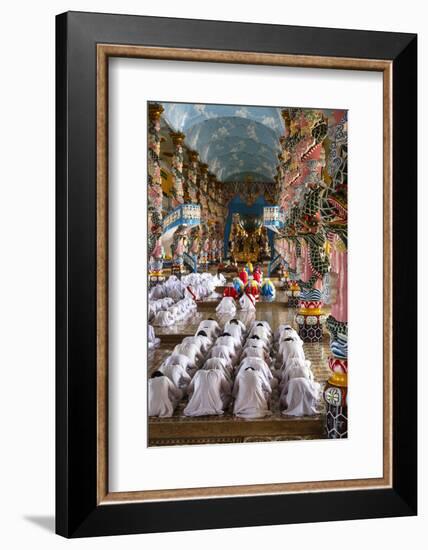 Cao Dai Temple, Tay Ninh, Vietnam, Indochina, Southeast Asia, Asia-Yadid Levy-Framed Photographic Print