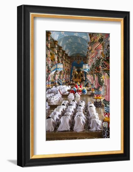 Cao Dai Temple, Tay Ninh, Vietnam, Indochina, Southeast Asia, Asia-Yadid Levy-Framed Photographic Print